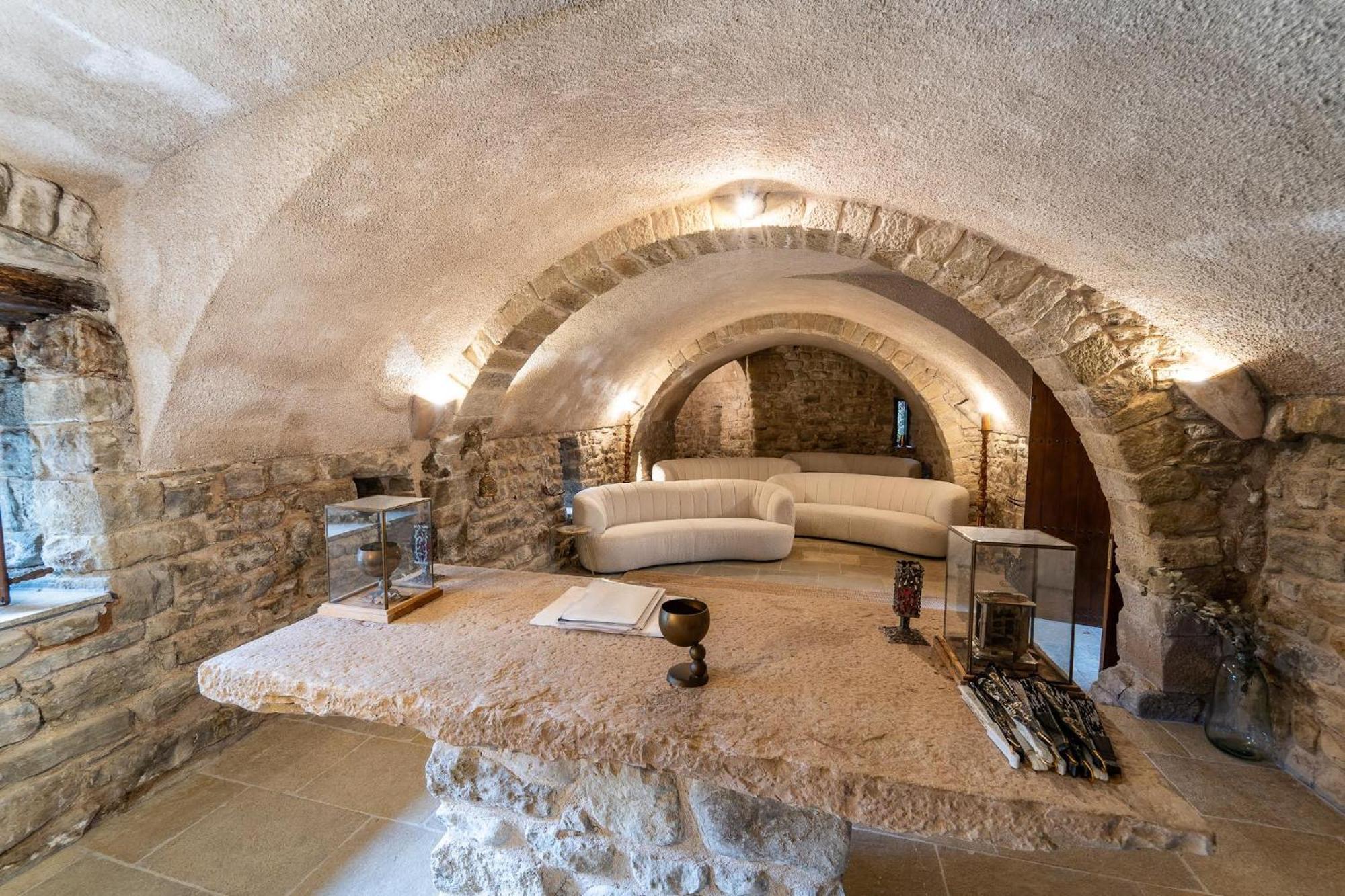 Castell In Girona Villa Sant Miquel de Campmajor Luaran gambar