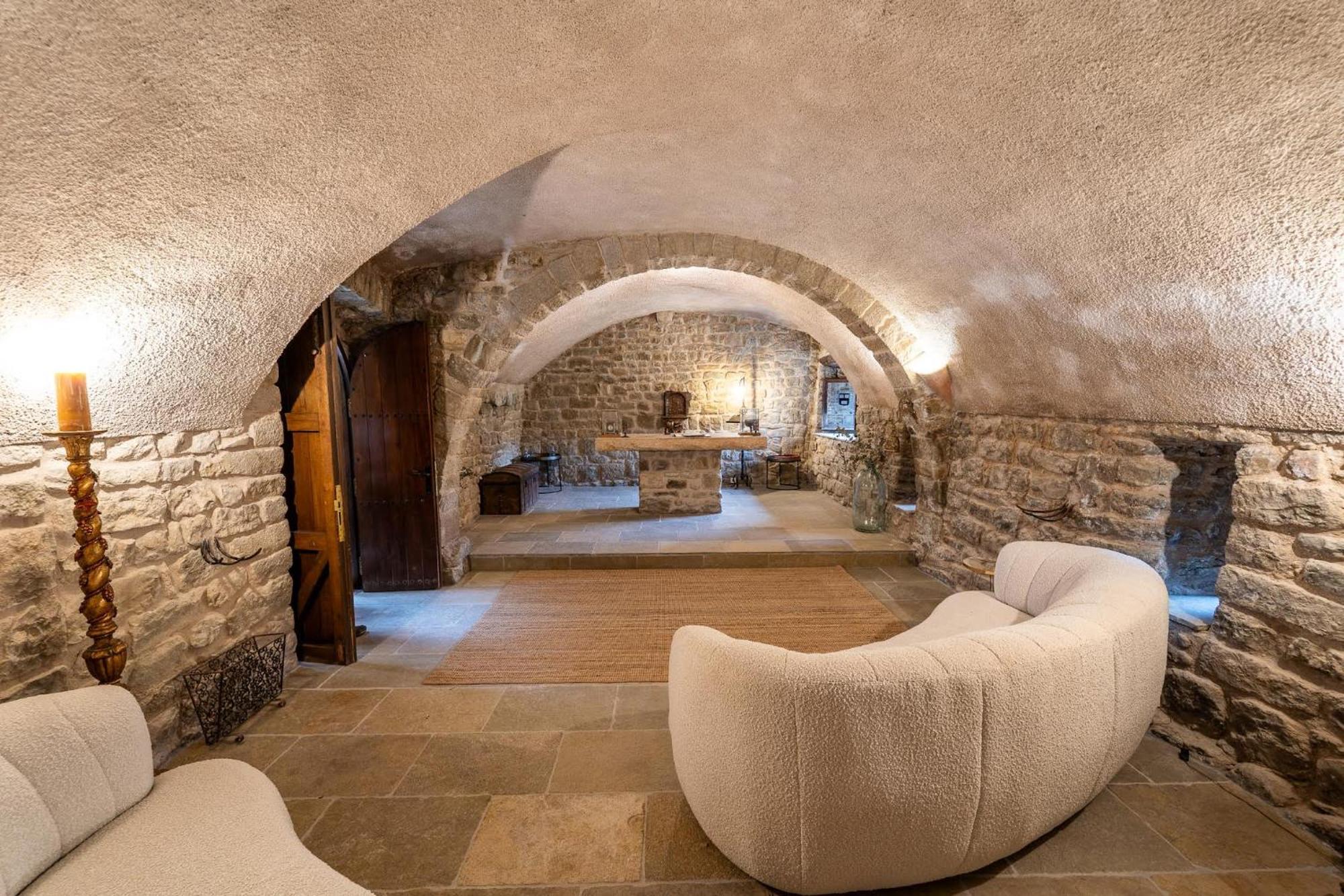 Castell In Girona Villa Sant Miquel de Campmajor Luaran gambar