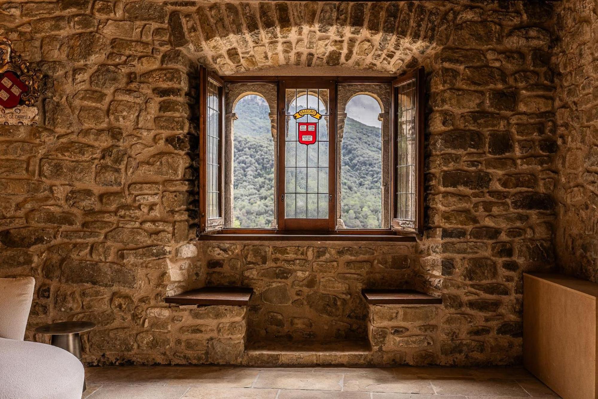 Castell In Girona Villa Sant Miquel de Campmajor Luaran gambar