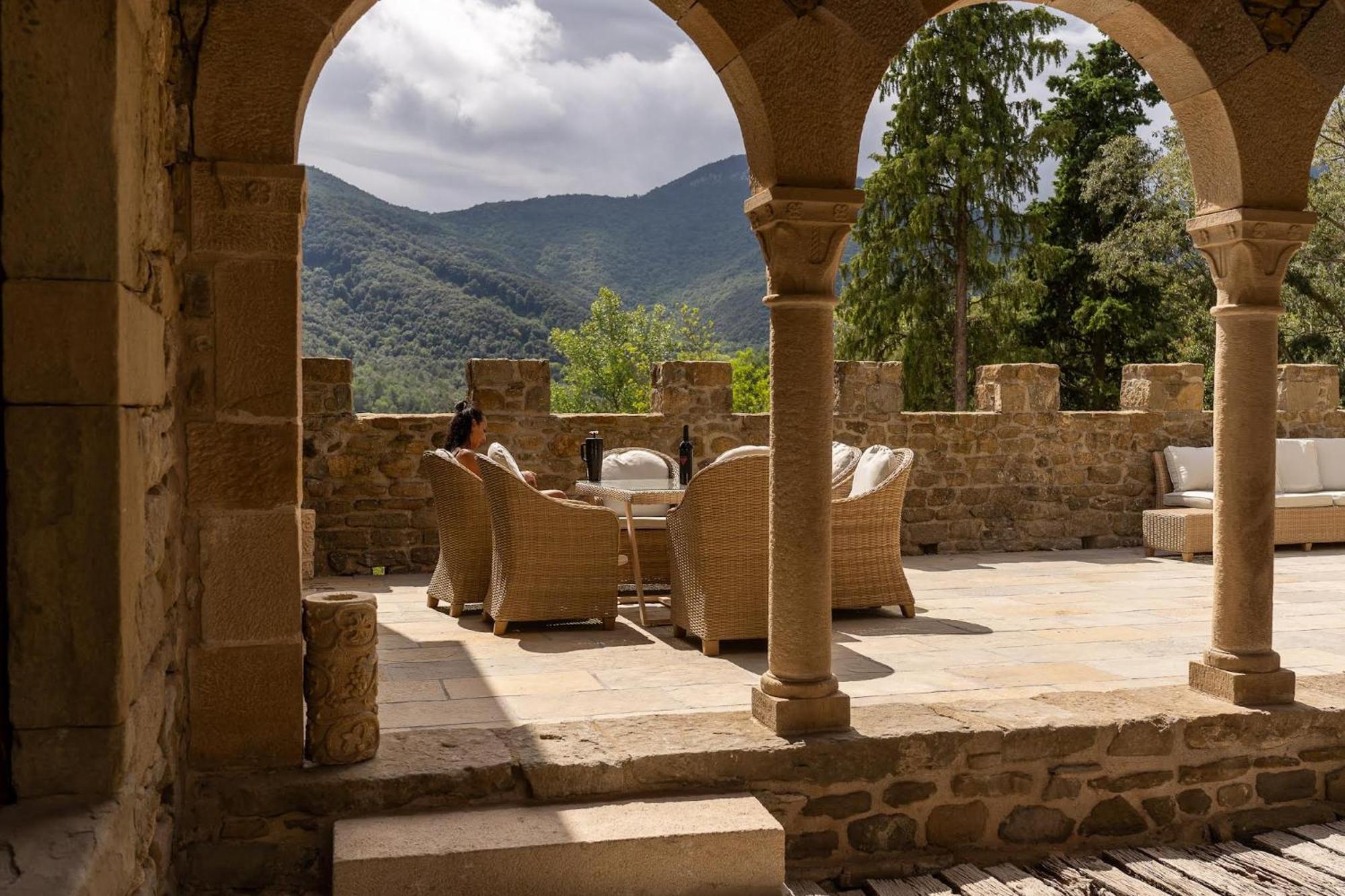 Castell In Girona Villa Sant Miquel de Campmajor Luaran gambar