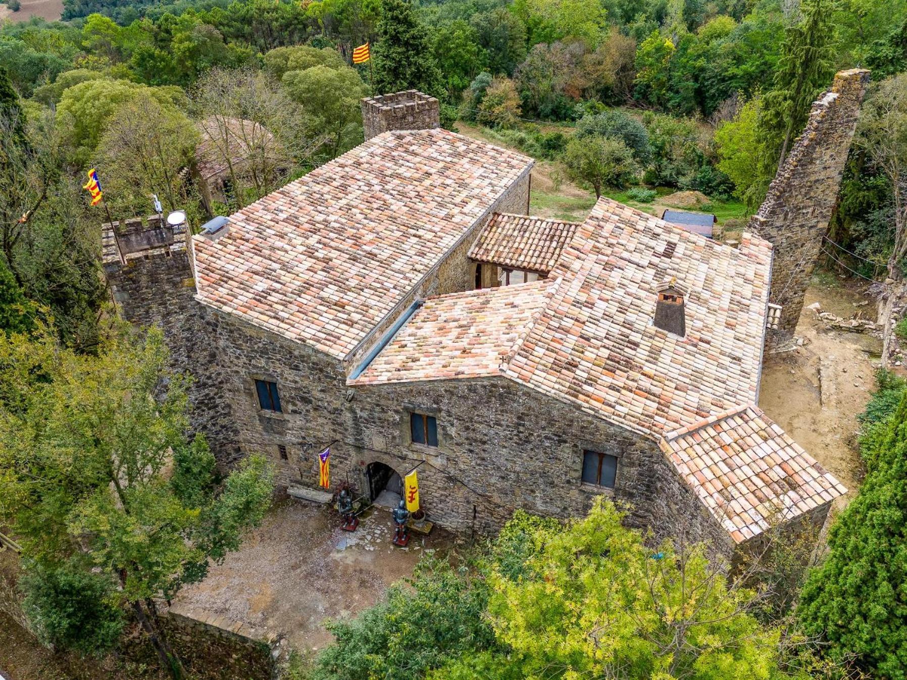 Castell In Girona Villa Sant Miquel de Campmajor Luaran gambar